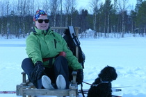 Tiina ja Pipo jäällä